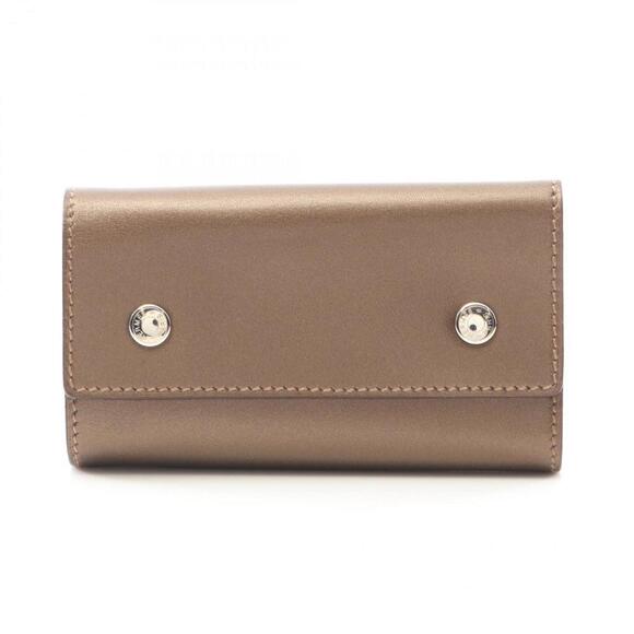 HERMES Brown Leather Key Case - Picture 1 of 8